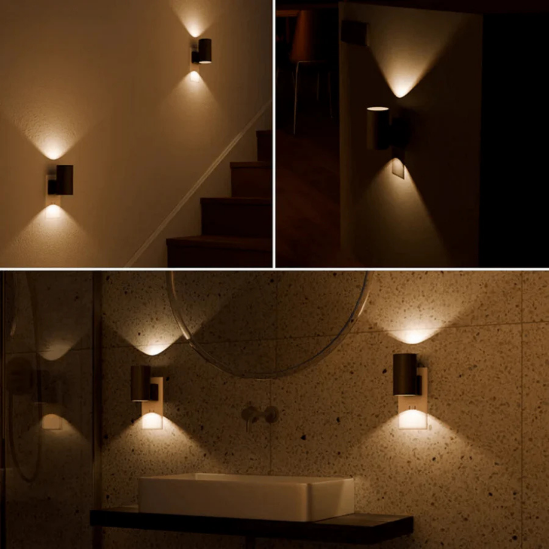 Lueur applique LED sur prise 5
