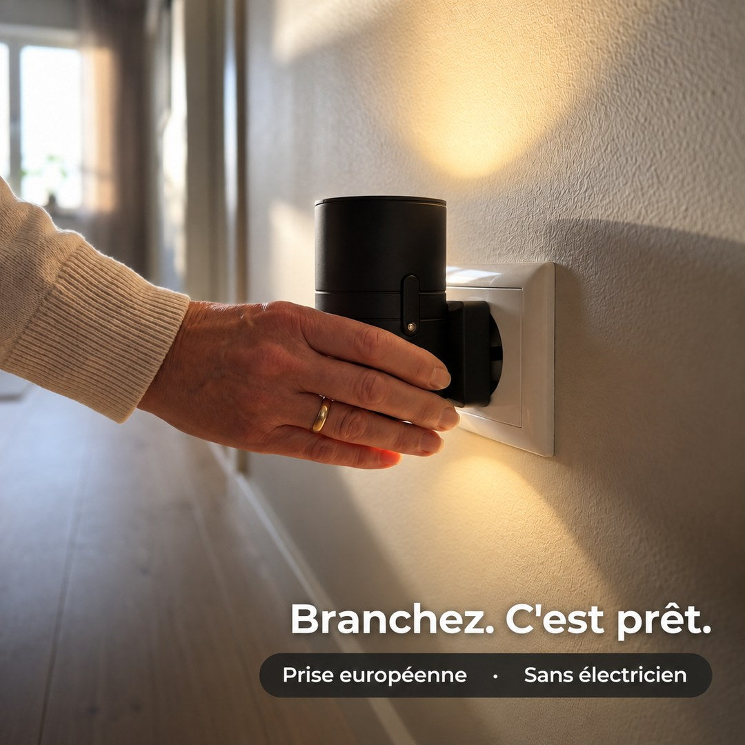 Se branche directement sur la prise, sans électricien