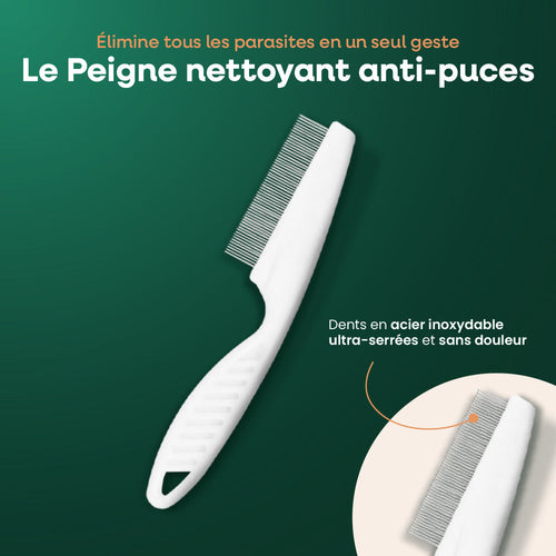Le Peigne Nettoyant Anti-Puces