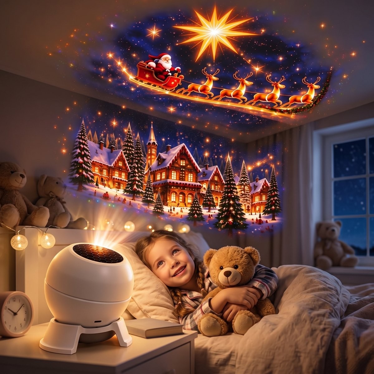 Féerie dans une chambre d'enfant